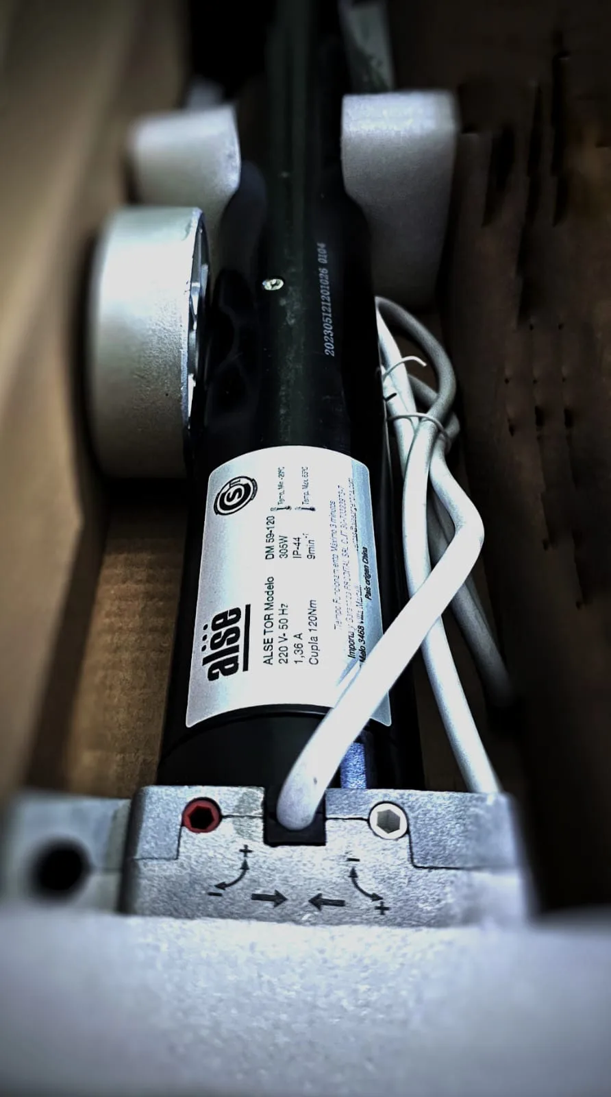 Motorreductor tubular